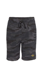 Load image into Gallery viewer, Black Camo Shorts